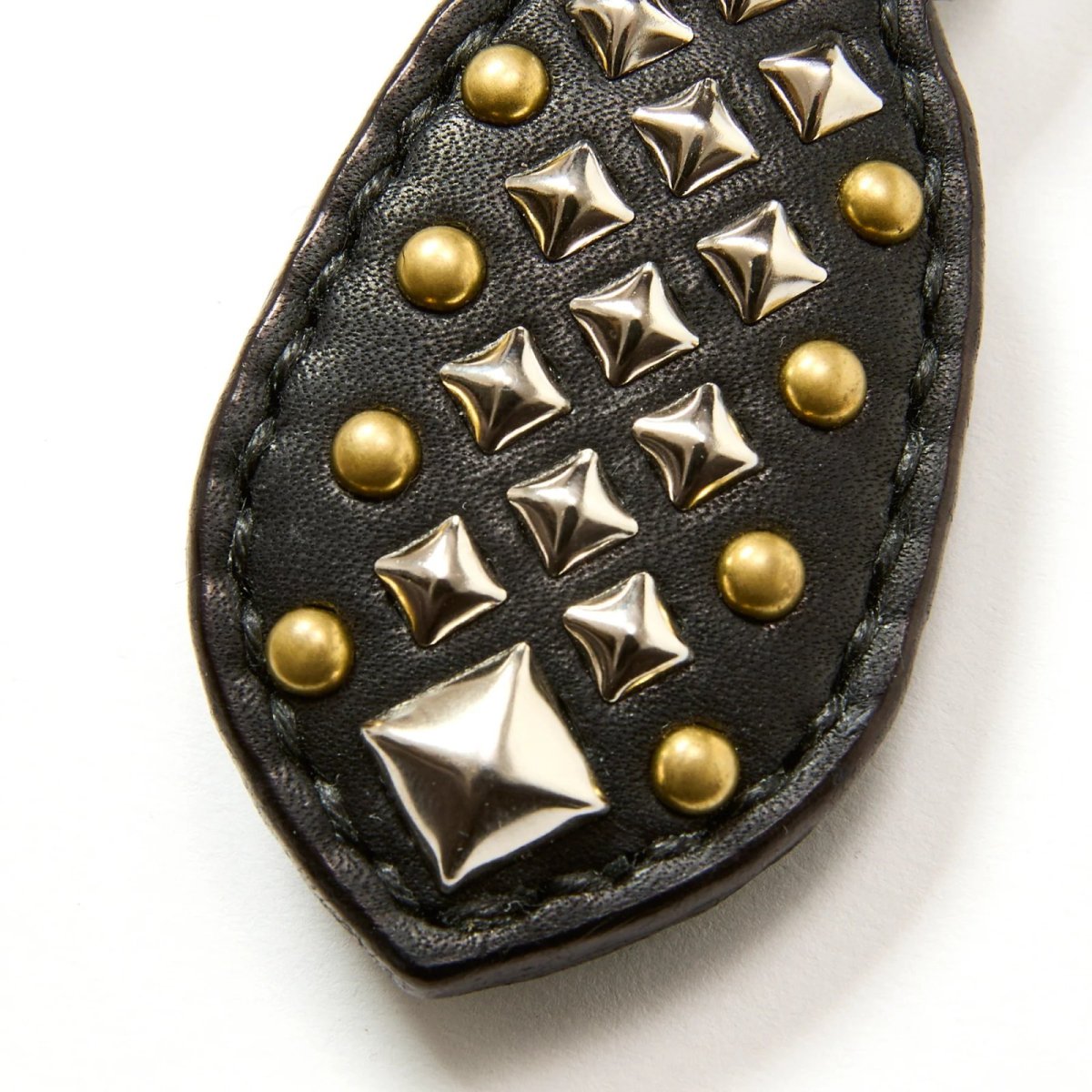 画像3: CALEE(キャリー) / STUDS LEATHER RUGGED KEY RING (3)