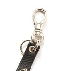 画像2: CALEE(キャリー) / STUDS LEATHER LONG KEY RING (2)