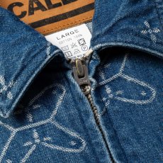 画像4: CALEE(キャリー) / CROSS PATTERN JACQUARD DENIM SWINGTOP (4)