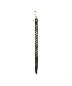 画像1: CALEE(キャリー) / STUDS LEATHER LONG KEY RING (1)