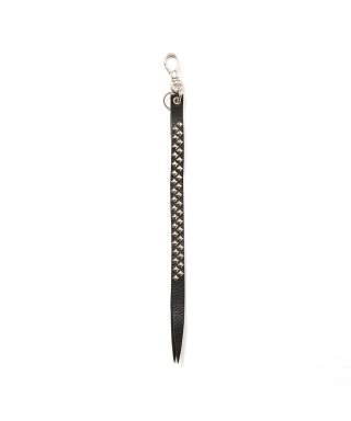 CALEE(キャリー) ウォレットチェーン STUDS & KNITTING LEATHER LONG