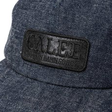 画像4: CALEE(キャリー) / LEATHER WAPPEN DENIM CAP (4)