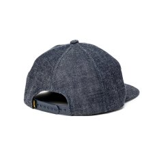 画像3: CALEE(キャリー) / LEATHER WAPPEN DENIM CAP (3)