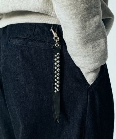 画像5: CALEE(キャリー) / STUDS LEATHER SHORT KEY RING (5)