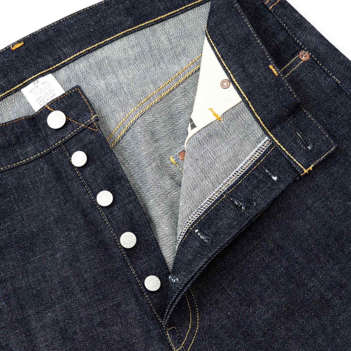 画像4: CALEE(キャリー) / VINTAGE REPRODUCT STRAIGHT DENIM PANTS ＜OW＞ (4)