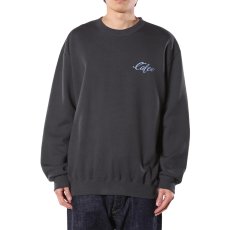 画像14: CALEE(キャリー) / EAGLE PINSTRIPING CREW NECK SW ＜NATURALLY PAINT DESIGN＞ (14)