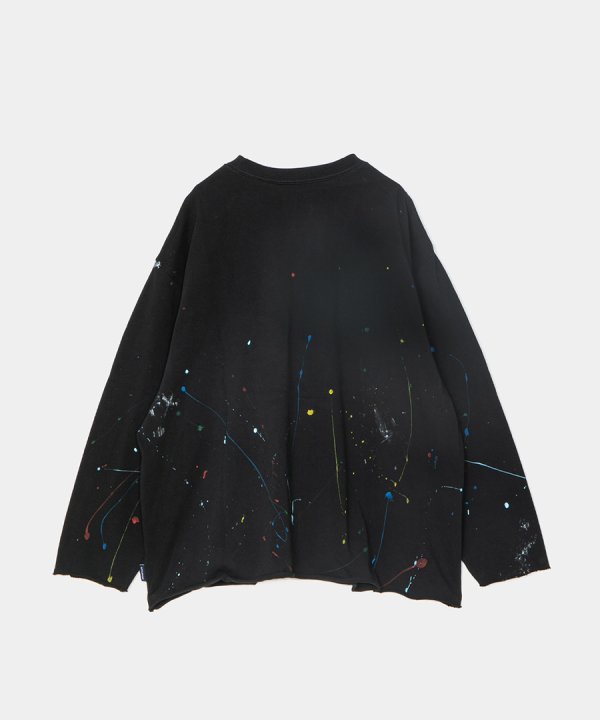 APPLEBUM(アップルバム) ロングスリーブTシャツ Paint Cut Off L/S T