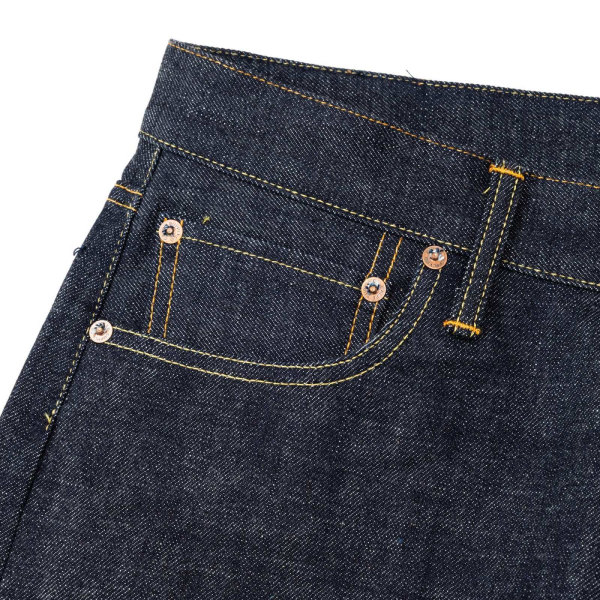 画像6: CALEE(キャリー) / VINTAGE REPRODUCT STRAIGHT DENIM PANTS ＜OW＞ (6)