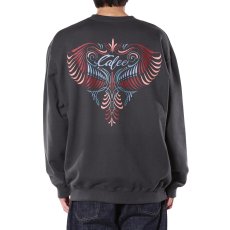 画像13: CALEE(キャリー) / EAGLE PINSTRIPING CREW NECK SW ＜NATURALLY PAINT DESIGN＞ (13)