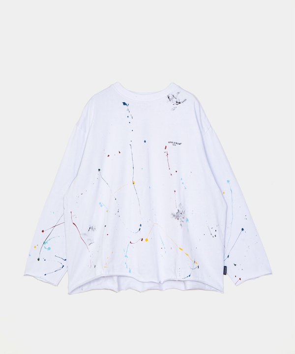 APPLEBUM(アップルバム) ロングスリーブTシャツ Paint Cut Off L/S T