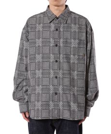 画像8: CALEE(キャリー) / JACQUARD L/S SH (8)