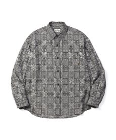 画像1: CALEE(キャリー) / JACQUARD L/S SH (1)