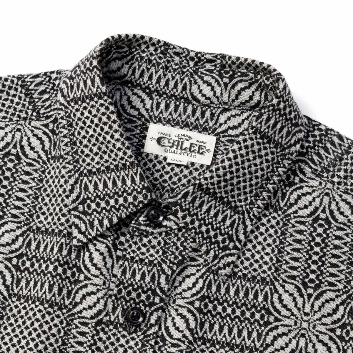 画像2: CALEE(キャリー) / JACQUARD L/S SH (2)