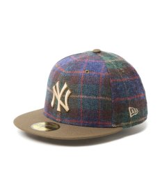 画像1: NEW ERA / 59FIFTY MLB Plaid ニューヨーク・ヤンキース (1)