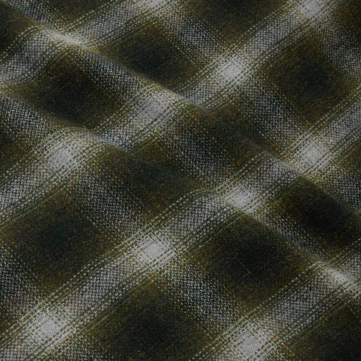 画像5: HIDEANDSEEK(ハイドアンドシーク) / Wool Ombre Check L/S Shirt(26aw) (5)