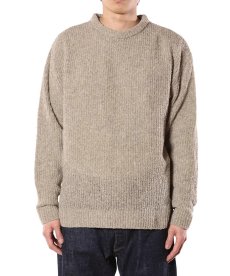 画像7: CALEE(キャリー) / ×EYYA BOUCLE CREW NECK KNIT SWEATER (7)