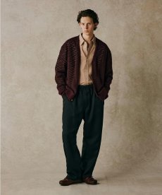 画像9: CALEE(キャリー) / ×EYYA BOUCLE BORDER KNIT CARDIGAN (9)