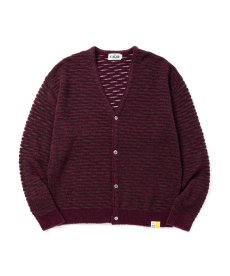 画像2: CALEE(キャリー) / ×EYYA BOUCLE BORDER KNIT CARDIGAN (2)