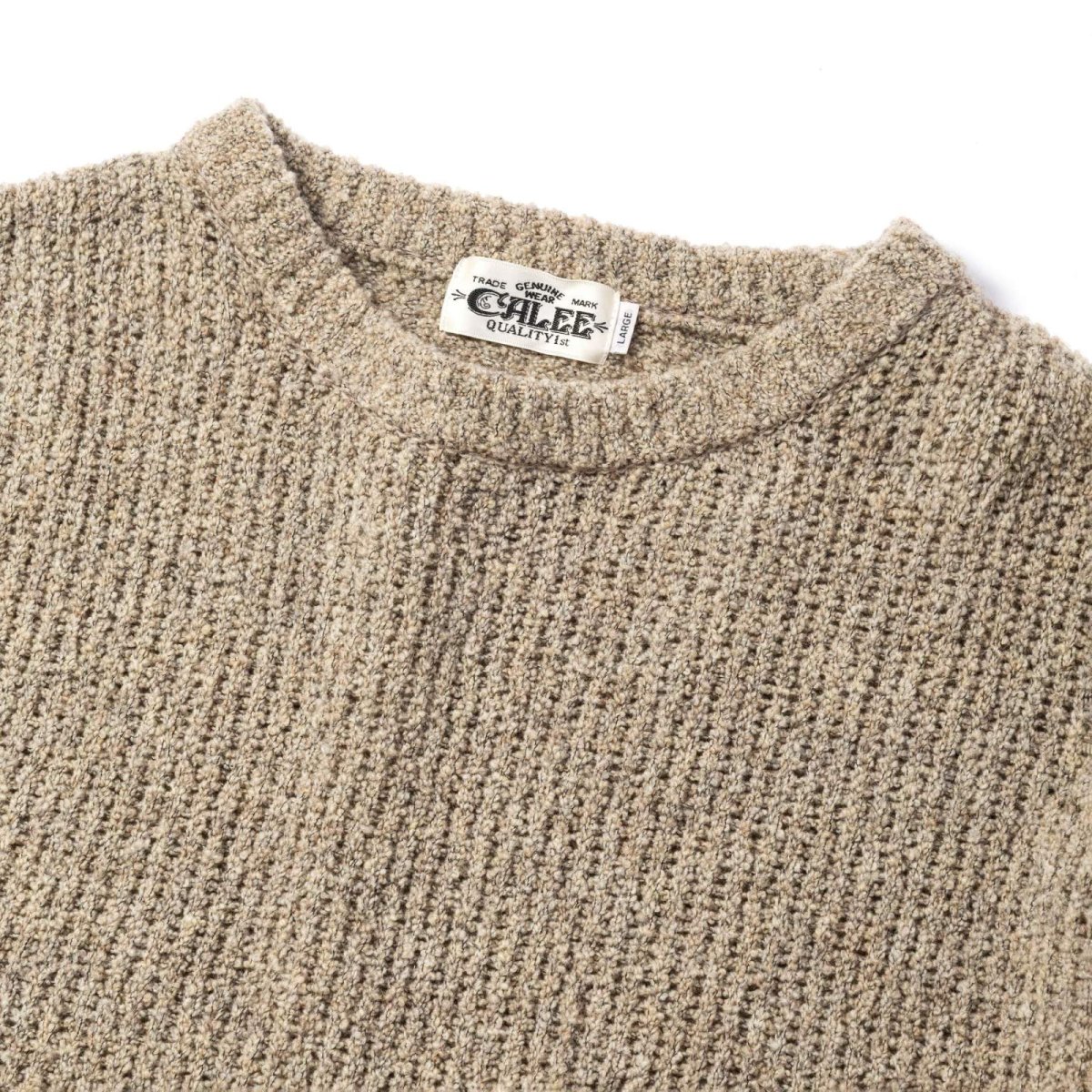 画像3: CALEE(キャリー) / ×EYYA BOUCLE CREW NECK KNIT SWEATER (3)