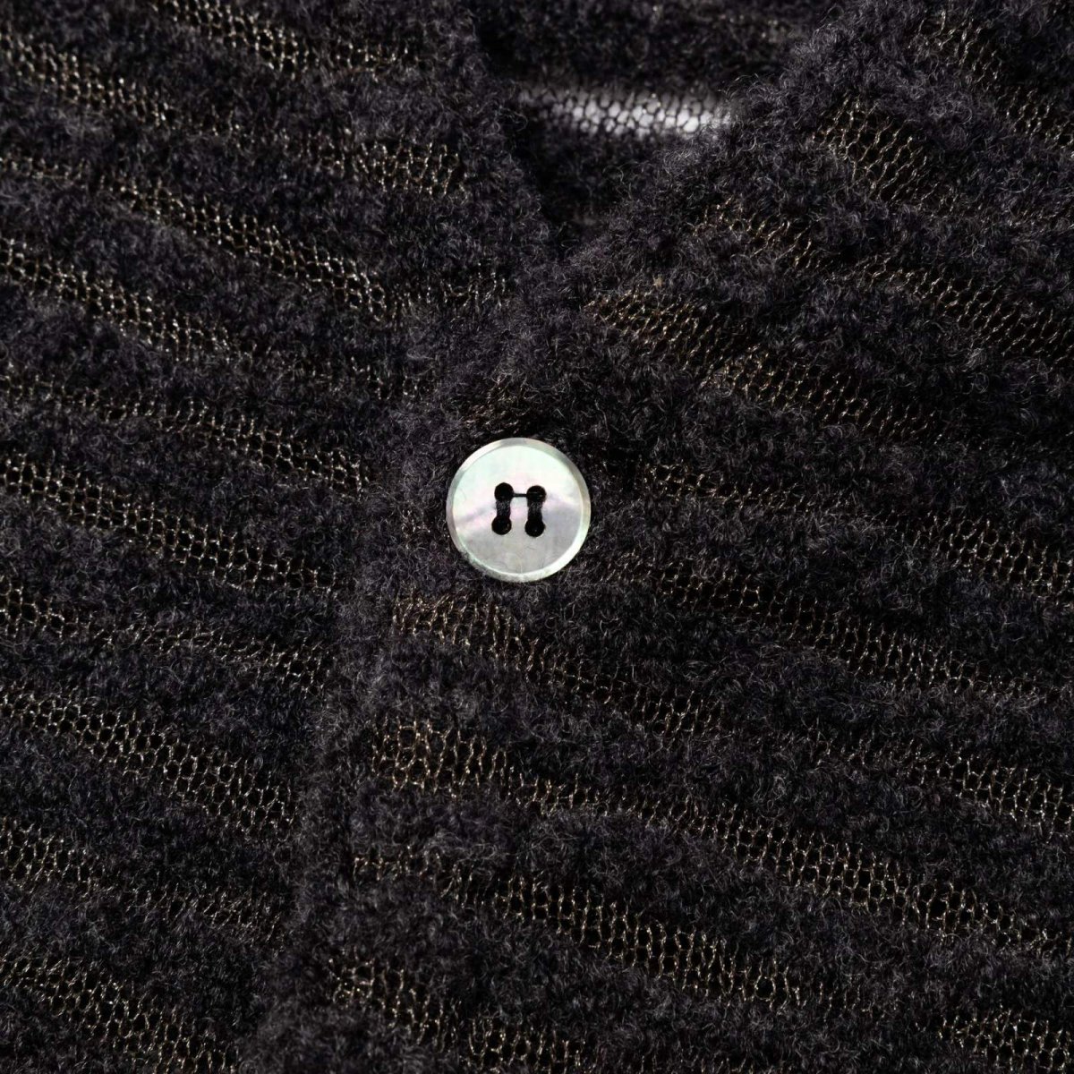 画像4: CALEE(キャリー) / ×EYYA BOUCLE BORDER KNIT CARDIGAN (4)