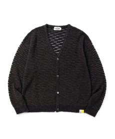 画像1: CALEE(キャリー) / ×EYYA BOUCLE BORDER KNIT CARDIGAN (1)
