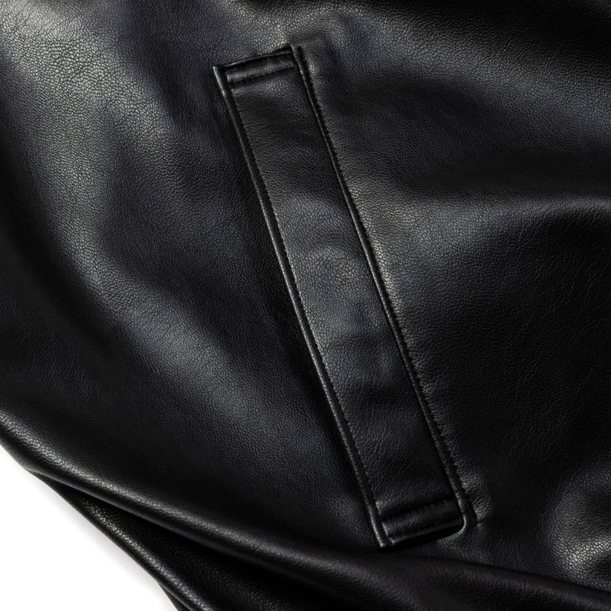 画像6: CALEE(キャリー) / FAUX LEATHER HARRINGTON JACKET (6)