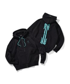 画像1: EL REIGN(エルレイン) / RVERSE SIDE ZIP HOODIE (1)