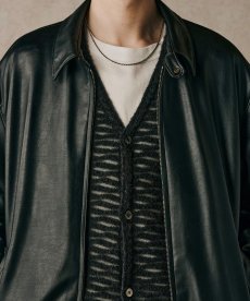 画像12: CALEE(キャリー) / FAUX LEATHER HARRINGTON JACKET (12)