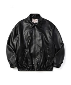 画像1: CALEE(キャリー) / FAUX LEATHER HARRINGTON JACKET (1)