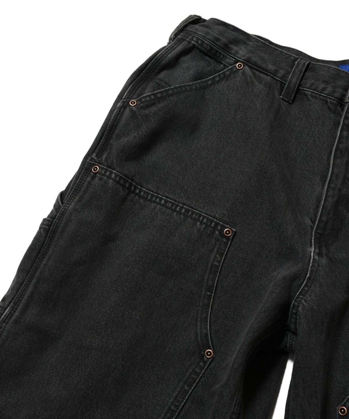 画像6: LFYT(ラファイエット) / BLACK DENIM PAINTER PANTS (6)