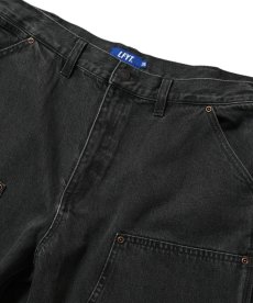 画像2: LFYT(ラファイエット) / BLACK DENIM PAINTER PANTS (2)