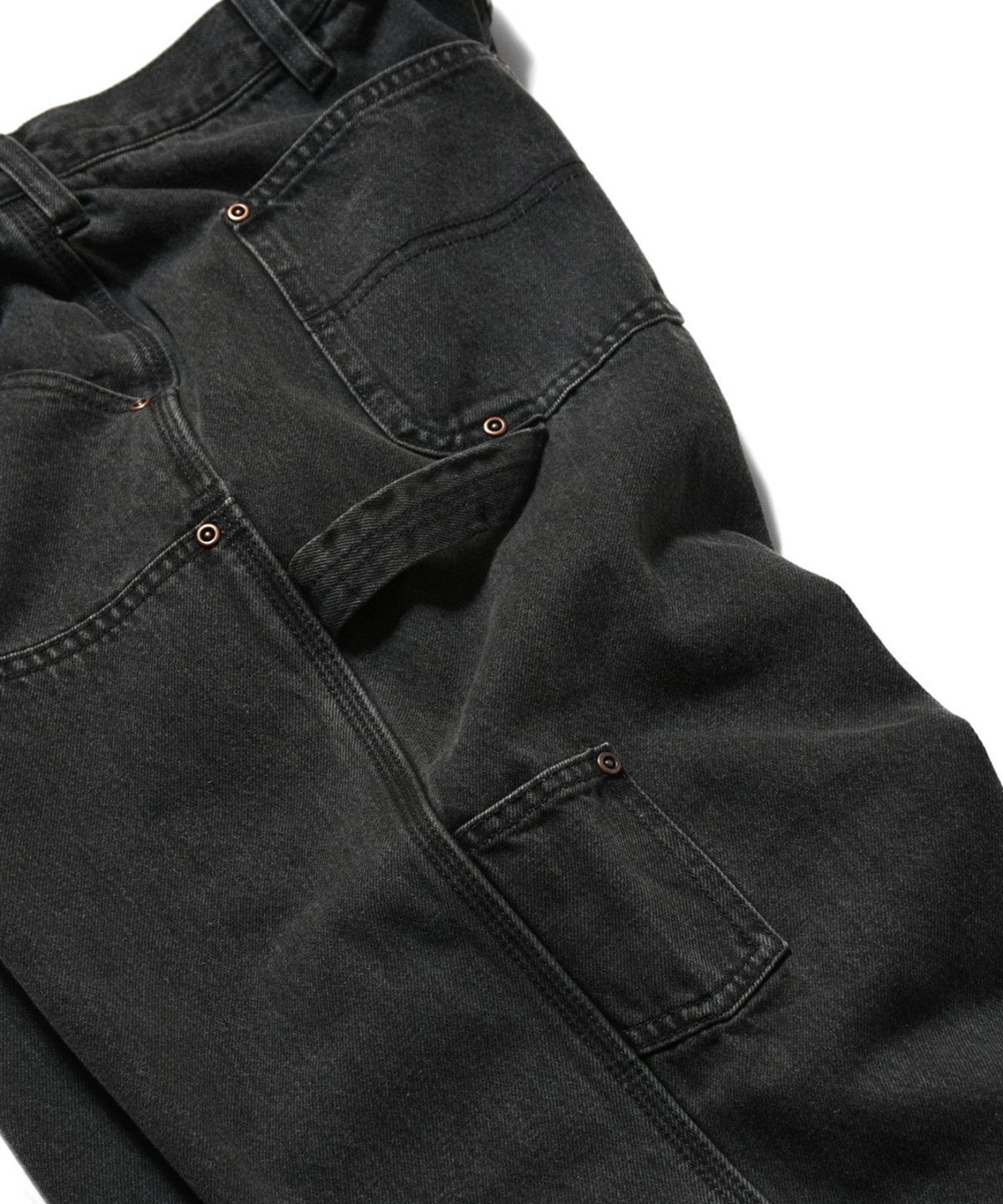 画像7: LFYT(ラファイエット) / BLACK DENIM PAINTER PANTS (7)