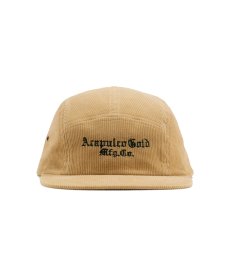 画像3: ACAPULCO GOLD(アカプルコゴールド) / EMBROIDERY CORDUROY CAMP CAP (3)