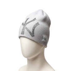 画像2: NEW ERA / ベーシック ビーニー Rhinestone ビッグロゴ ニューヨーク・ヤンキース (2)