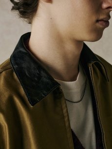 画像9: CALEE(キャリー) / CORD CLOTH LEATHER COLLAR JACKET (9)