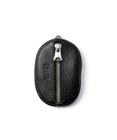 画像2: CALEE(キャリー) / STUDS LEATHER ZIP COIN CASE (2)