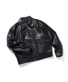 画像1: EL REIGN(エルレイン) / ARMY LEATHER JACKET  (1)
