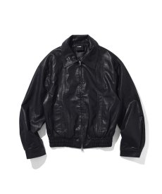 画像2: EL REIGN(エルレイン) / MOTOR LEATHER JACKET  (2)