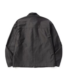 画像3: CALEE(キャリー) / CORD CLOTH LEATHER COLLAR JACKET (3)