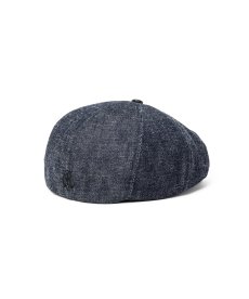 画像3: CALEE(キャリー) / LEATHER WAPPEN DENIM BRIM LEATHER CAS (3)
