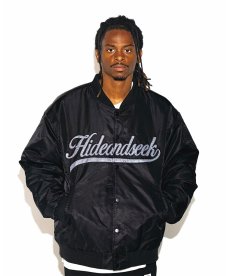 画像4: HIDEANDSEEK(ハイドアンドシーク) / Nylon Varsity Jacket (4)