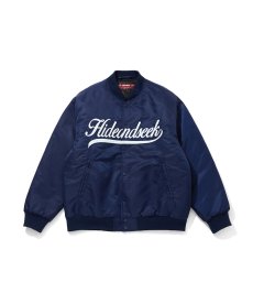 画像2: HIDEANDSEEK(ハイドアンドシーク) / Nylon Varsity Jacket (2)
