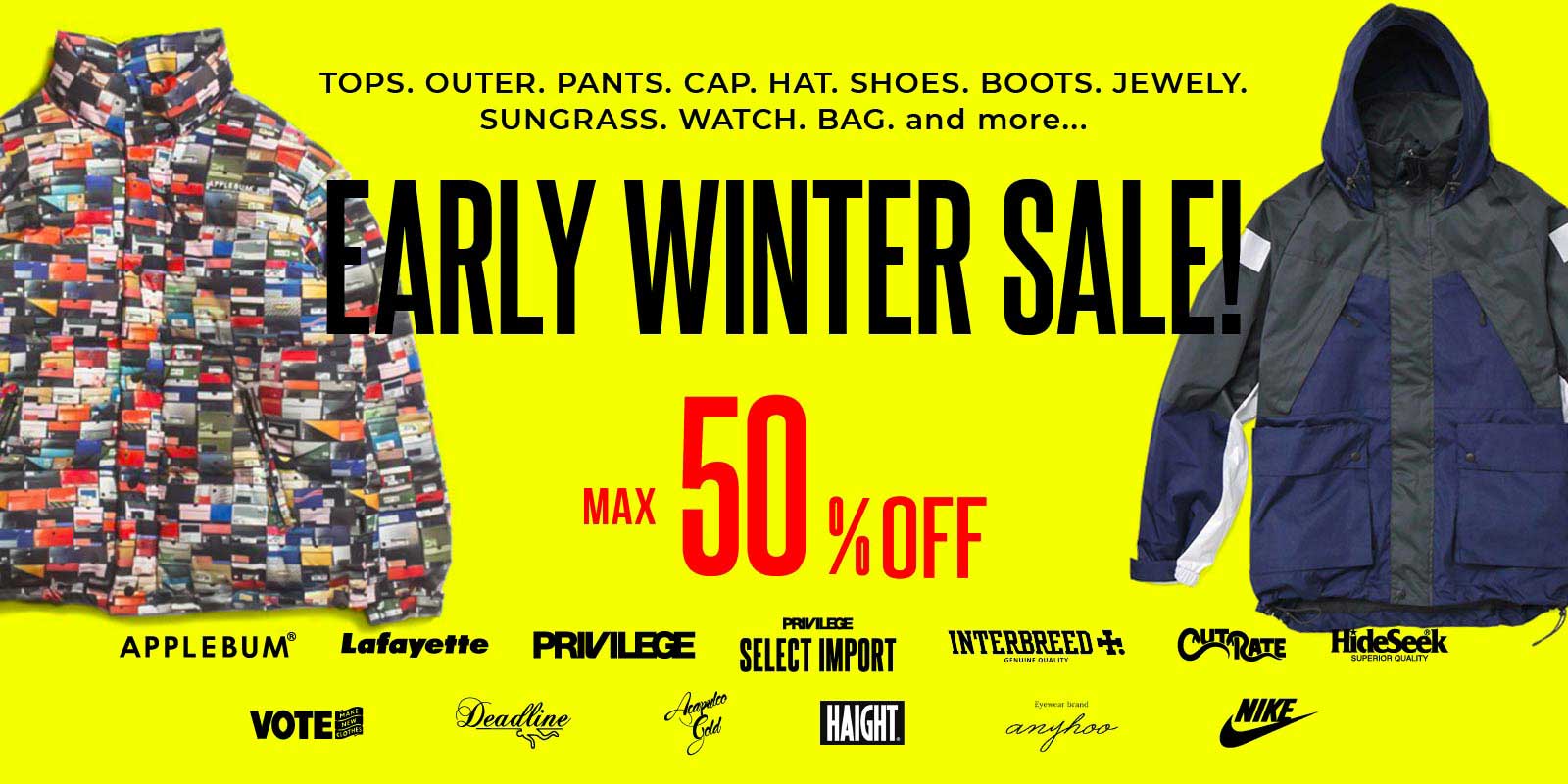 2019 EARLY WINTER SALE !!!