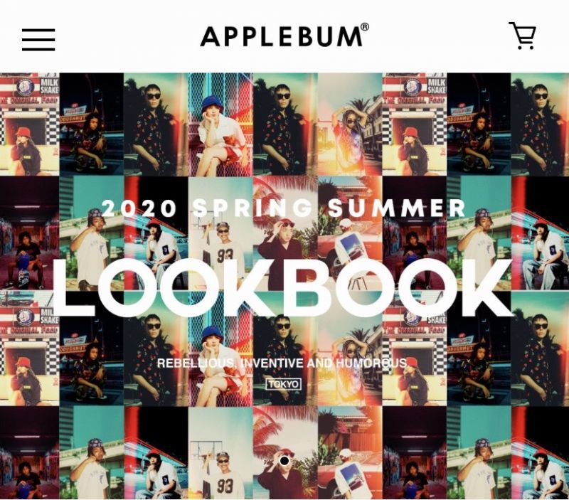 APPLEBUM 2020SS COLLECTION WEB LOOK