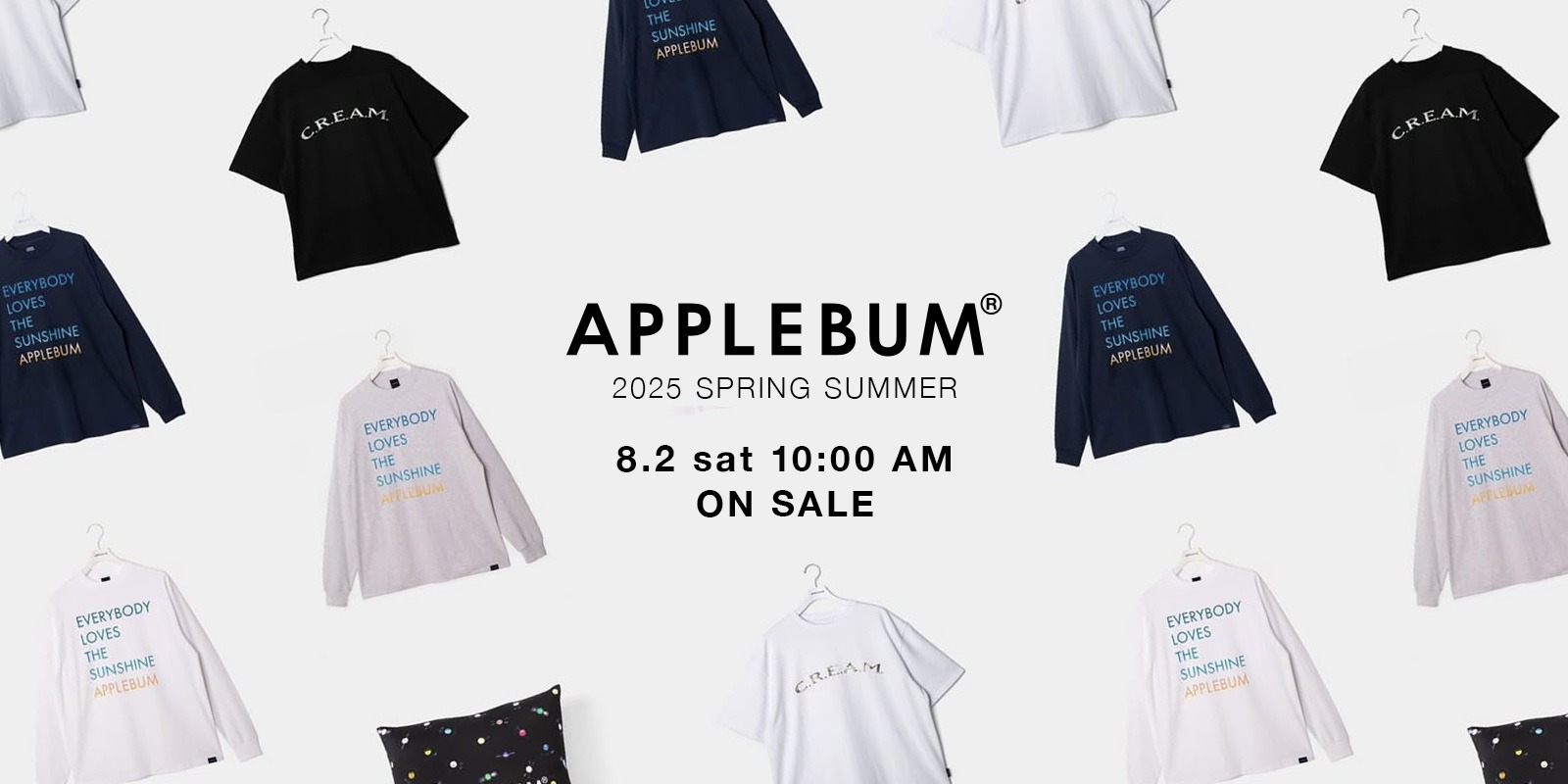 8/2(土) APPLEBUM 2025 HIGH SUMMER COLLECTION 新作発売
