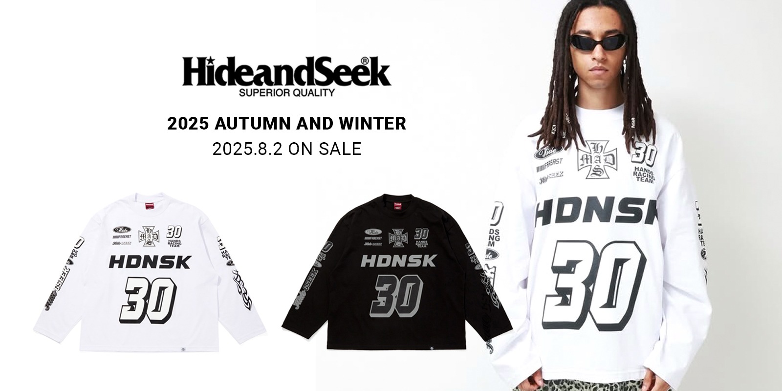 8/2(土) HideandSeek 2025 AUTUMN&WINTER COLLECTION 新作発売
