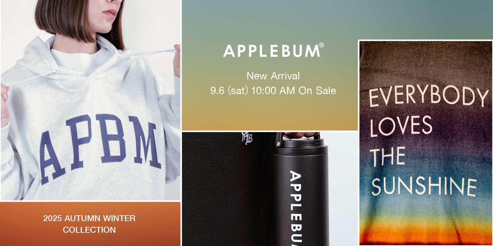 9/6(土) APPLEBUM 2025 AUTUMN&WINTER COLLECTION 新作発売