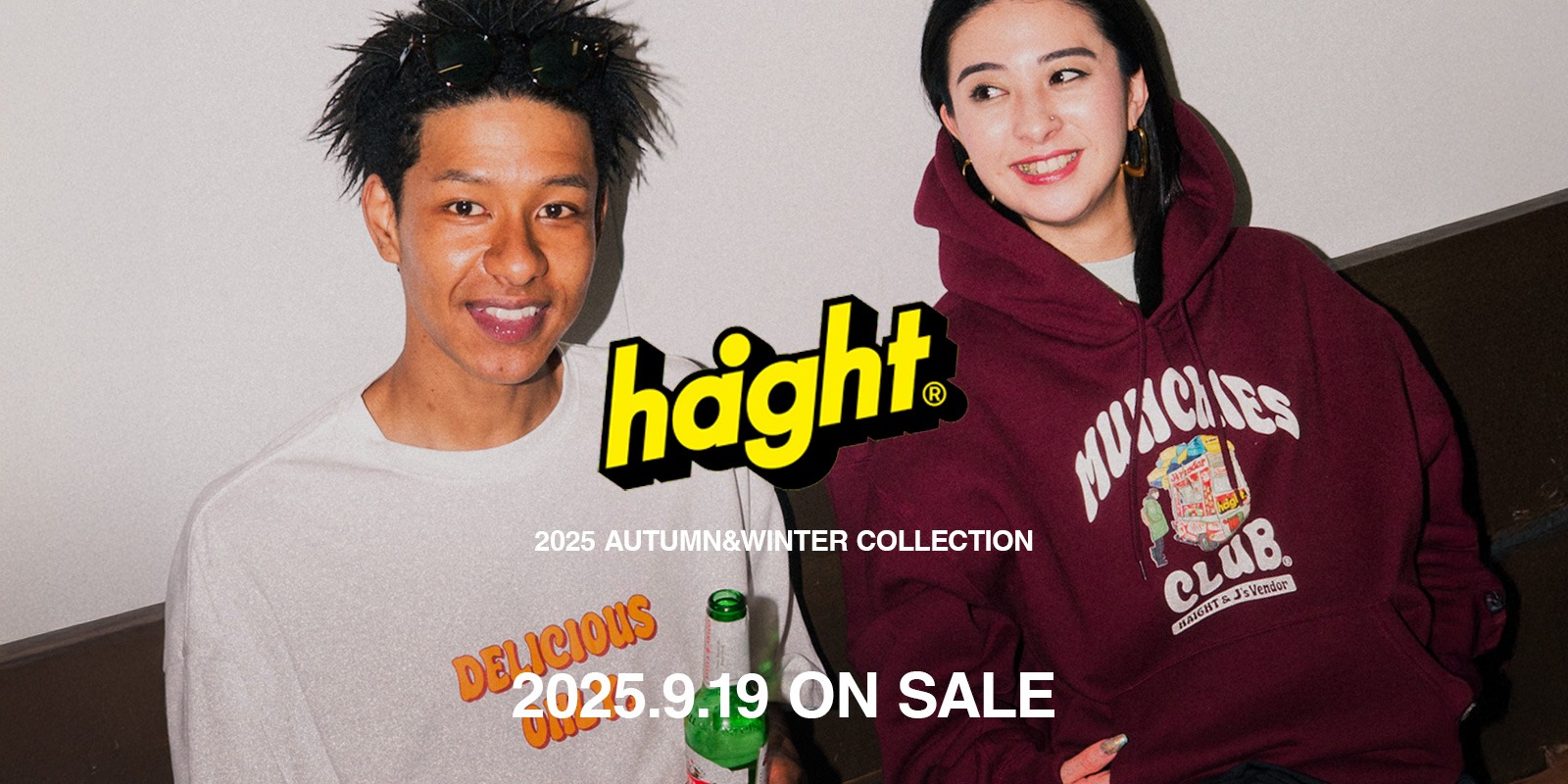 9/27(土) HAIGHT 2025 AUTUMN&WINTER COLLECTION 新作発売