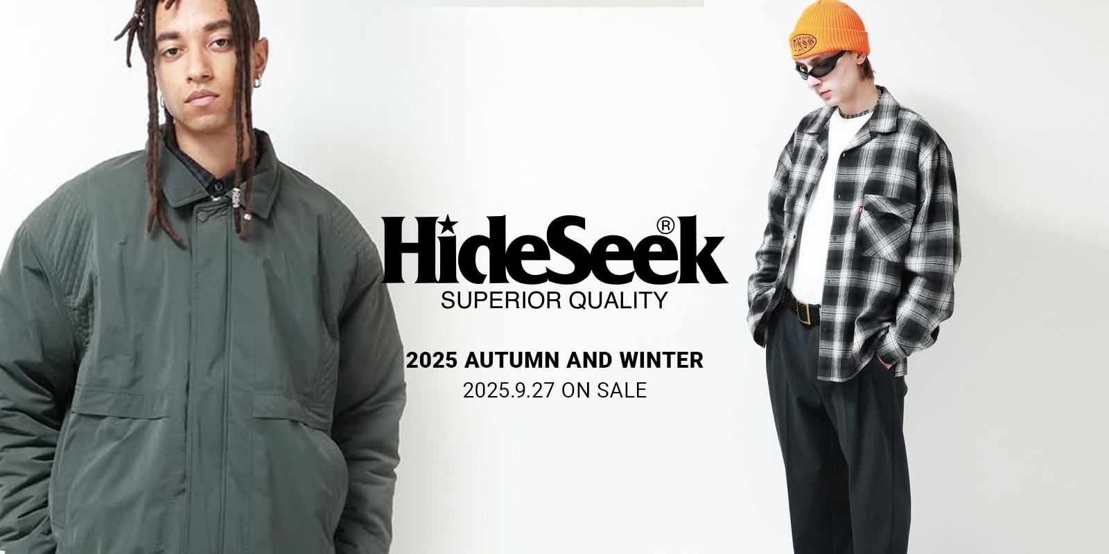 9/27(土) HideandSeek 2025 AUTUMN&WINTER COLLECTION 新作発売
