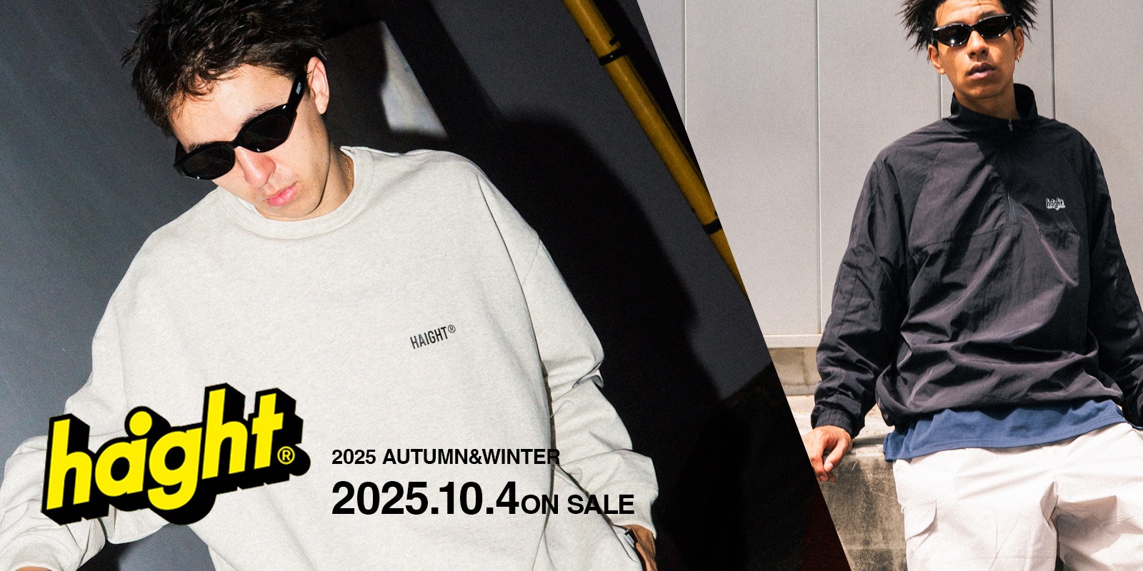 10/4(土) HAIGHT 2025 AUTUMN&WINTER COLLECTION 新作発売
